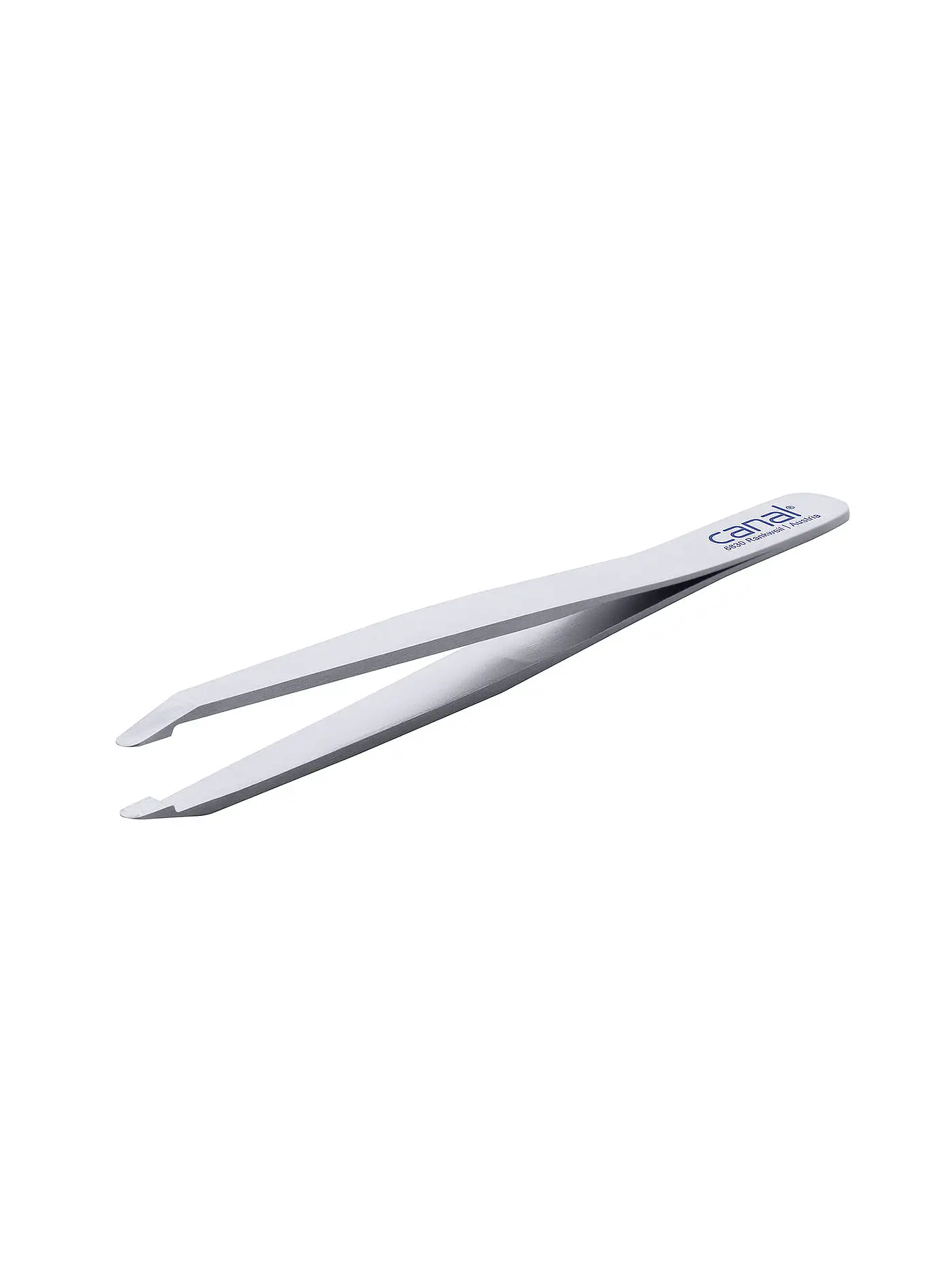 CANAL | Haarpinzette rostfrei/runde Spitze 95 mm (Satin) 2077-02 | 